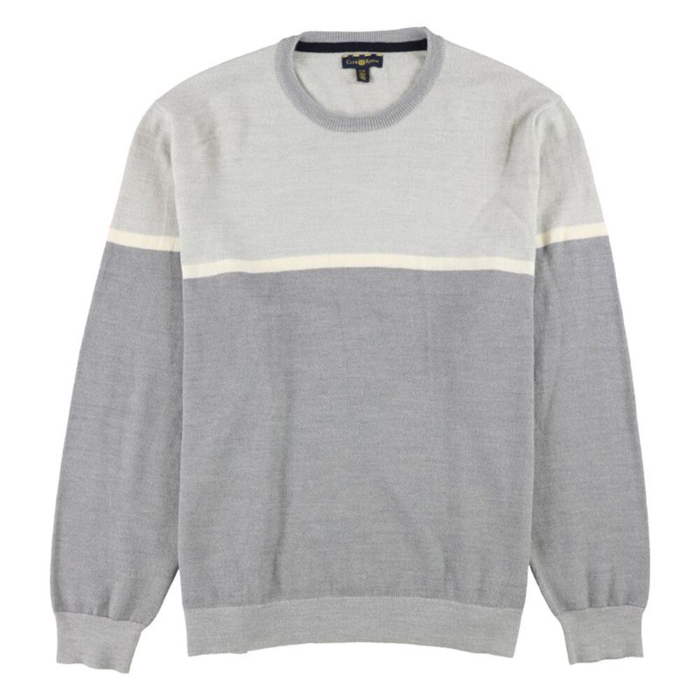 Club Room Mens striped Pullover Sweater, NWT